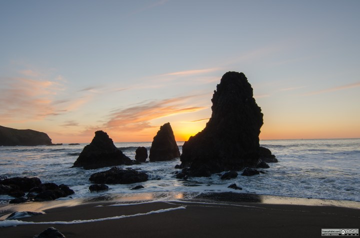 La costa dell'Oceano Pacifico