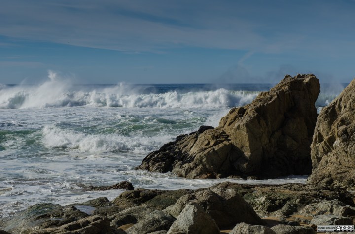 La costa dell'Oceano Pacifico