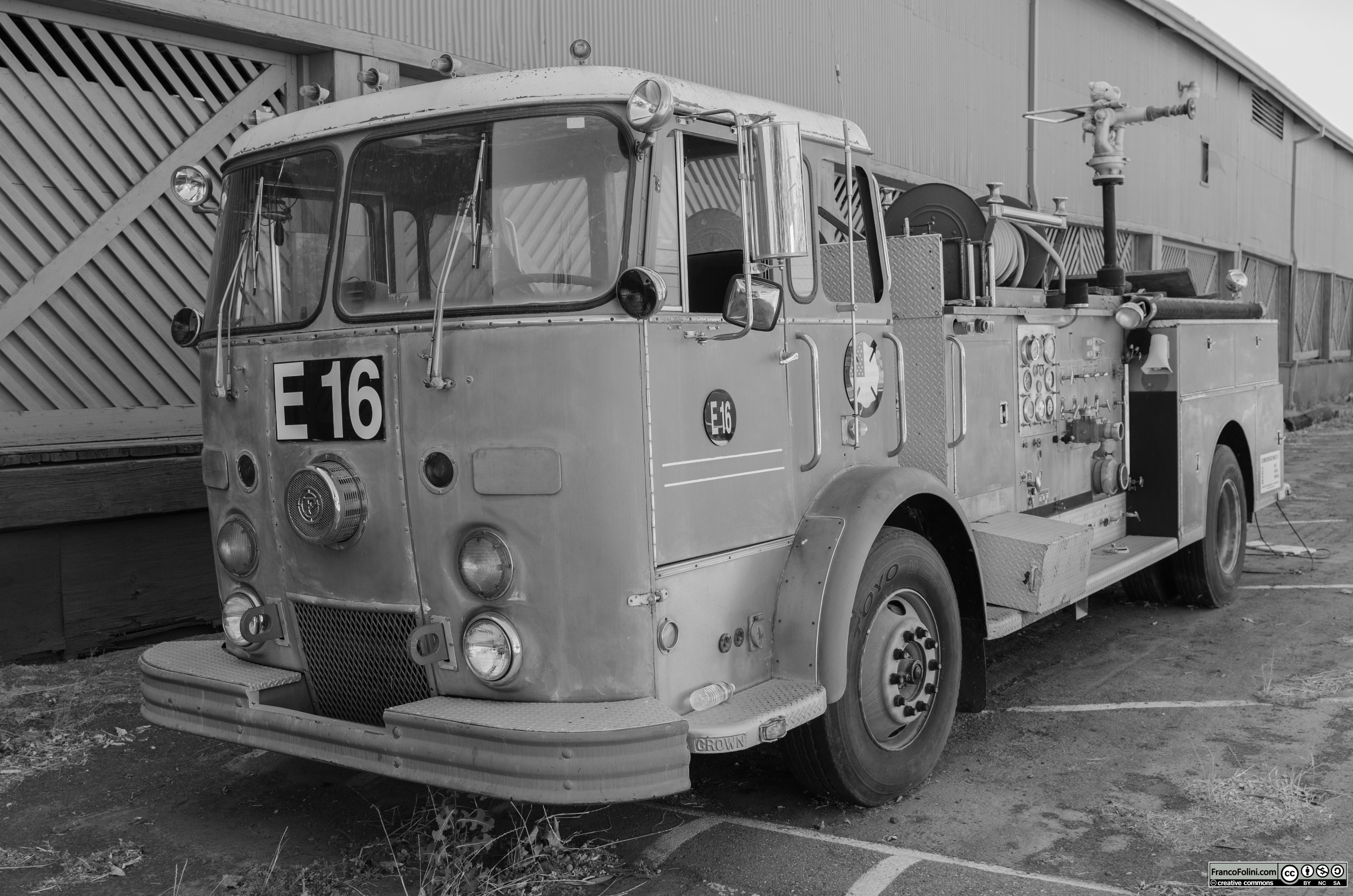 The old Locke's Fire Fighters Truck