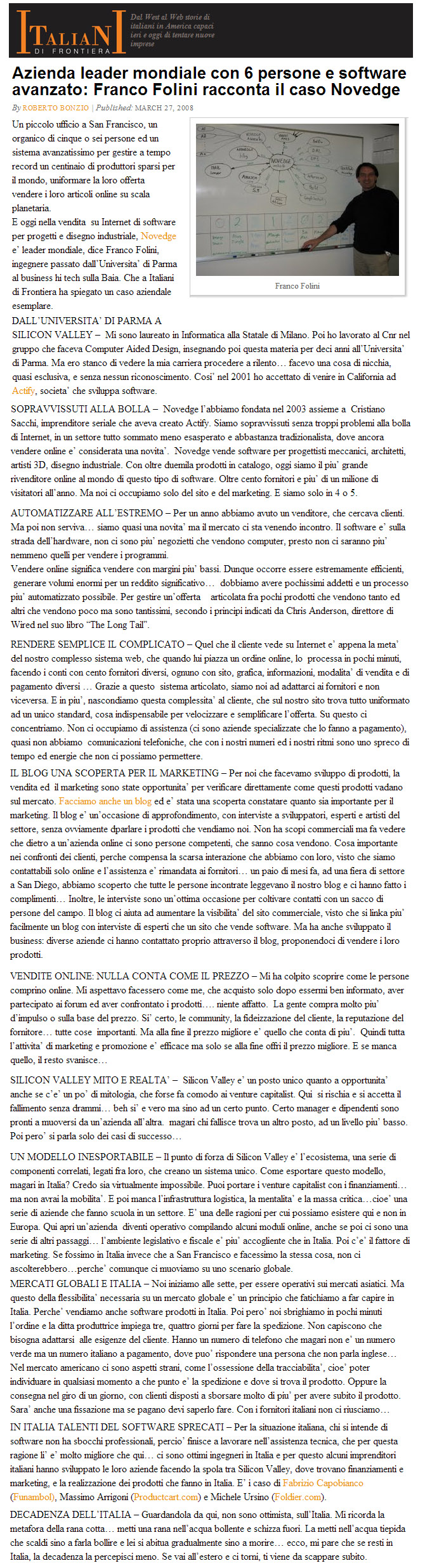 Italiani Di Frontiera