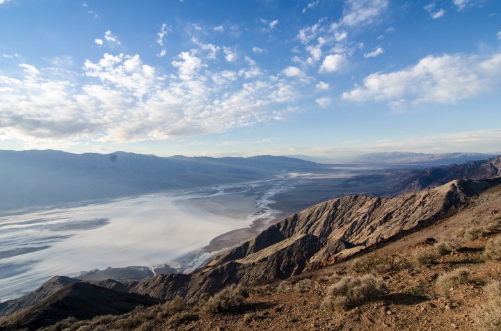 Vista sulla valle da Dante's Point