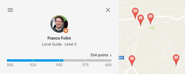 Google Maps Local Guides Level 5