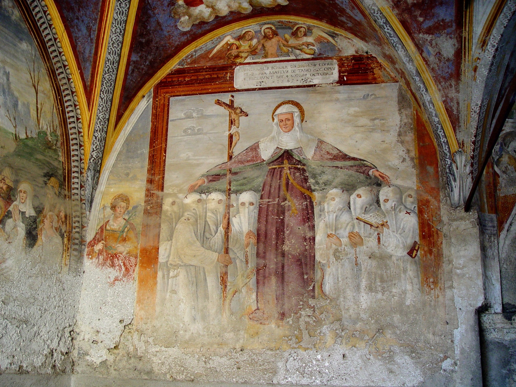 Affresco del 1562, Cappella dei Disciplini, Chiuro