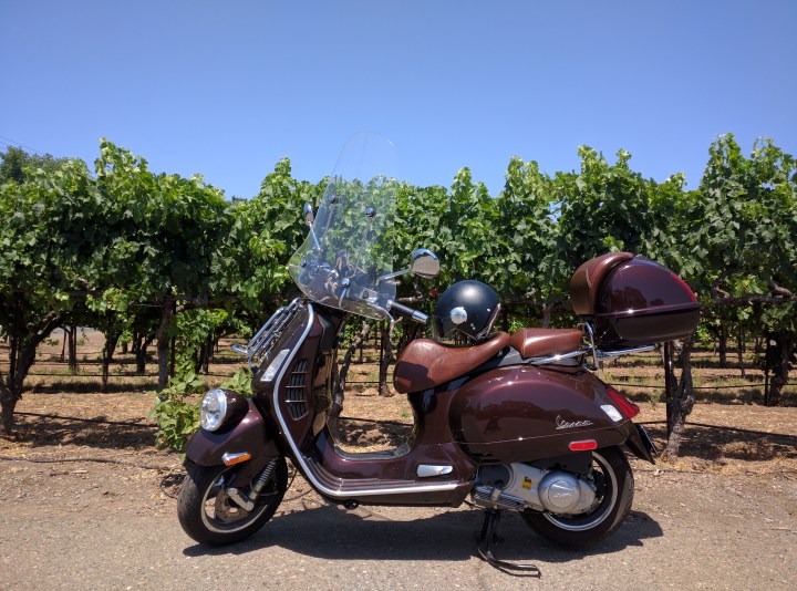 La Vespa esplora i vigneti di Napa e Sonoma