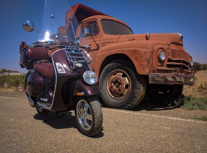 La Vespa accetta tutte le sfide!