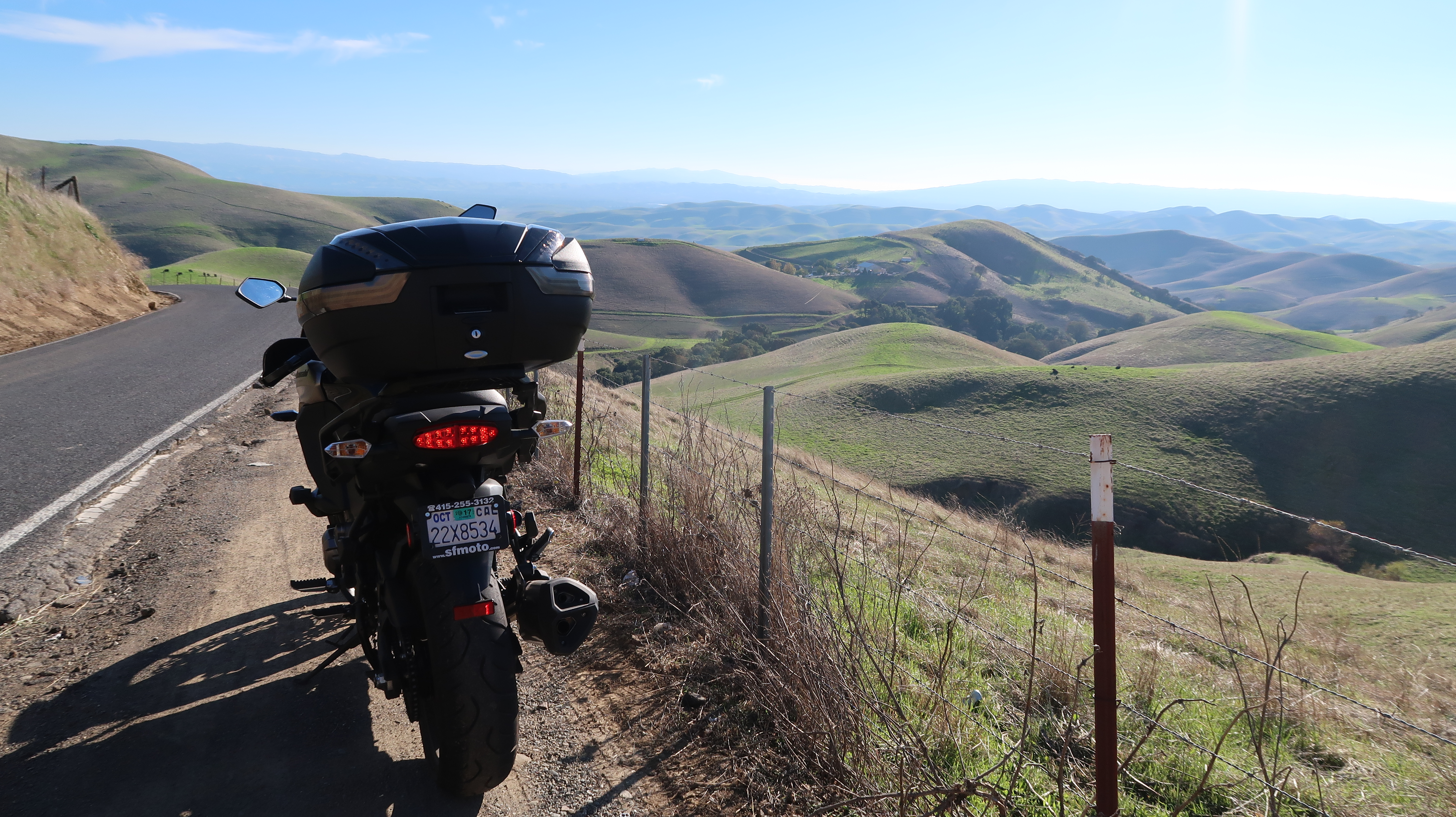 Kawasaki Versys 1000 LT: the hills South of the Morgan Territory