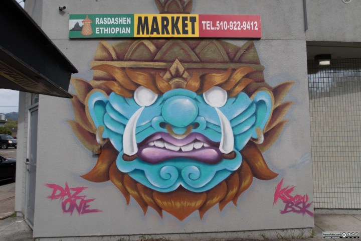 The Dragon, Mural by DazOne Kscrue BSK, Oakland, CA