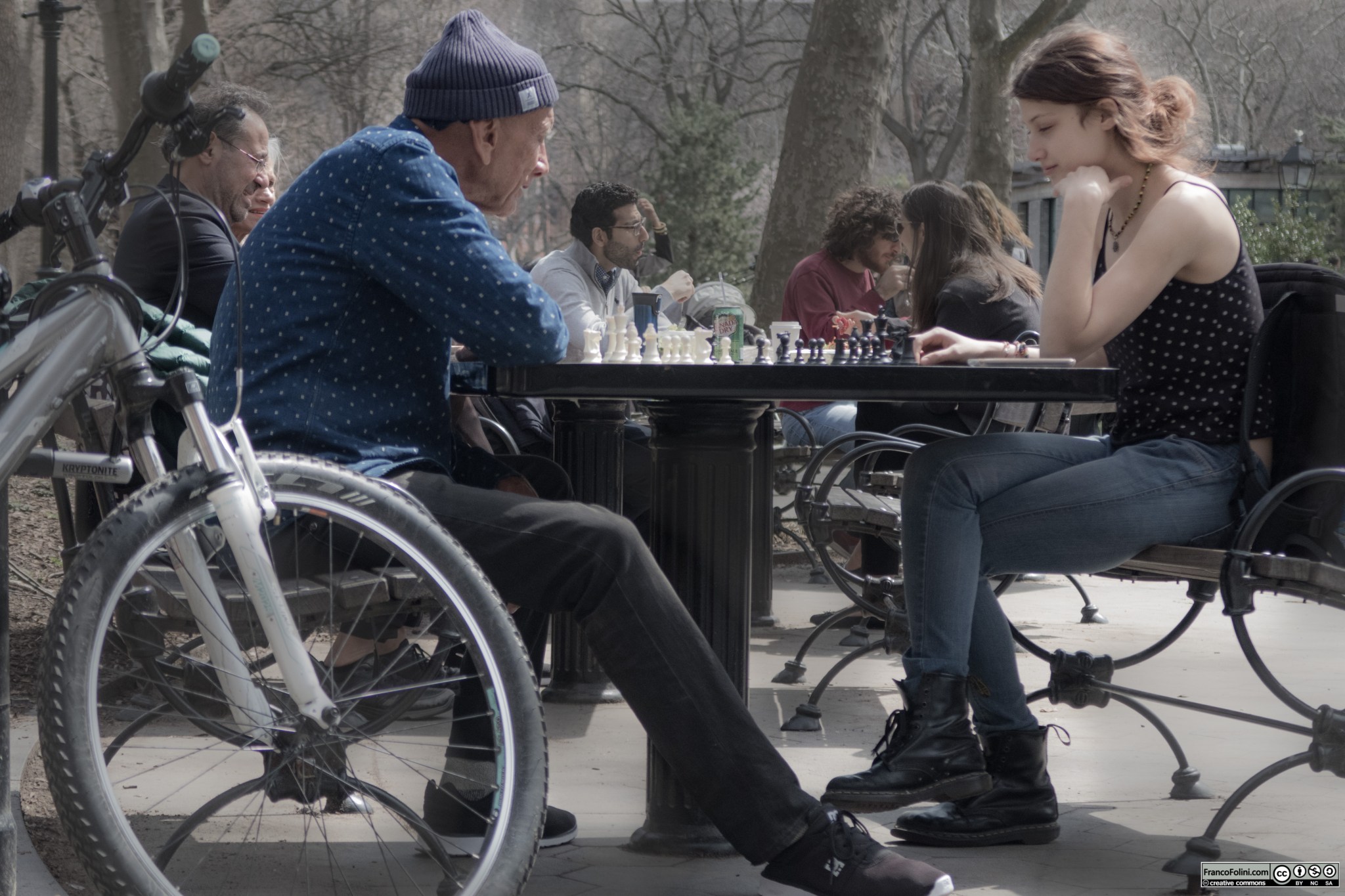Chess players, Washington Square Park