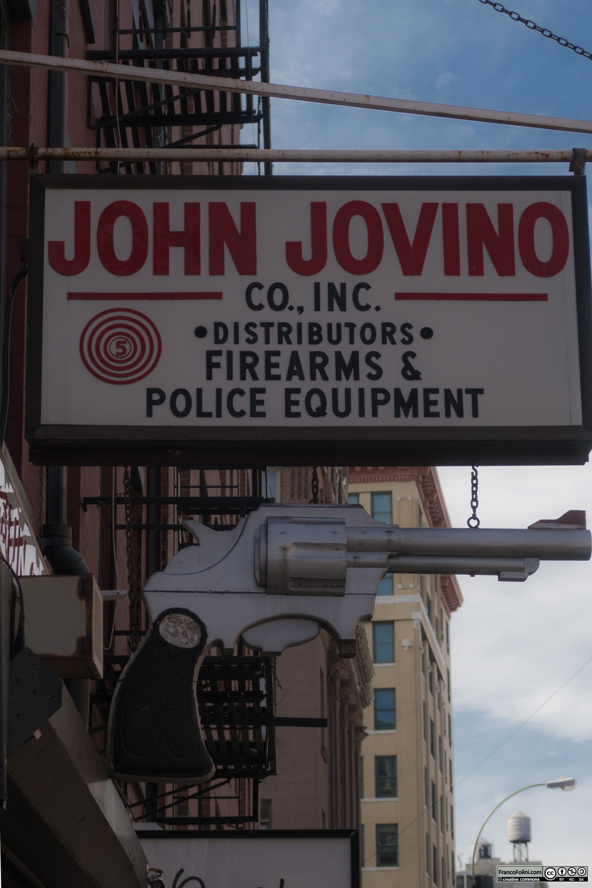 Historic John Jovino Gun Shop, Little Italy, NYC