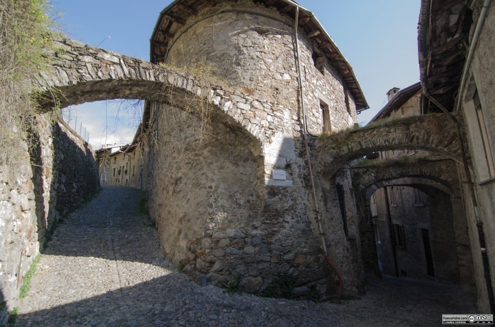 Via Paradiso Ponte in Valtellina, SO Italy