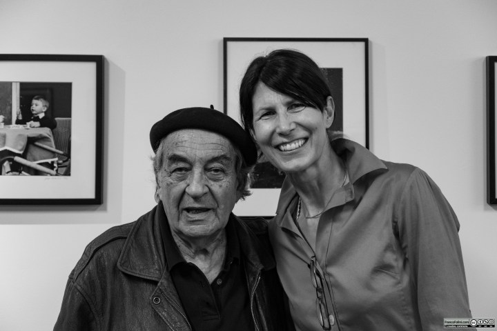 Jeff Blankfort con Franca Cavallaro all'Istituto Italiano di Cultura di San Francisco