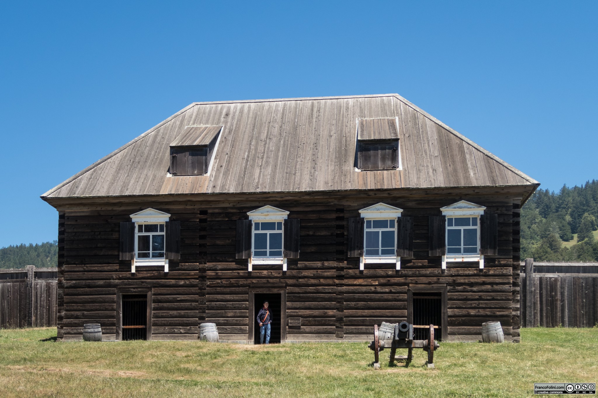 Fort Ross: l'edificio con quello che era il magazzino principale