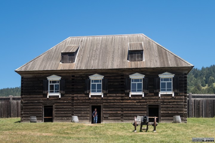 Fort Ross: l'edificio con quello che era il magazzino principale