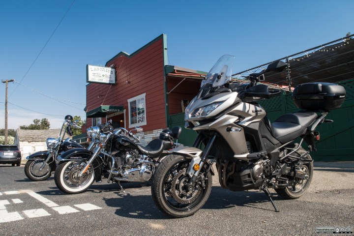 Lagorio's Grill & Bar in Farmington, a popular stop for motorbikers