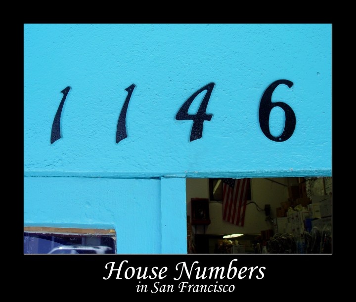 Numeri civici a San Francisco