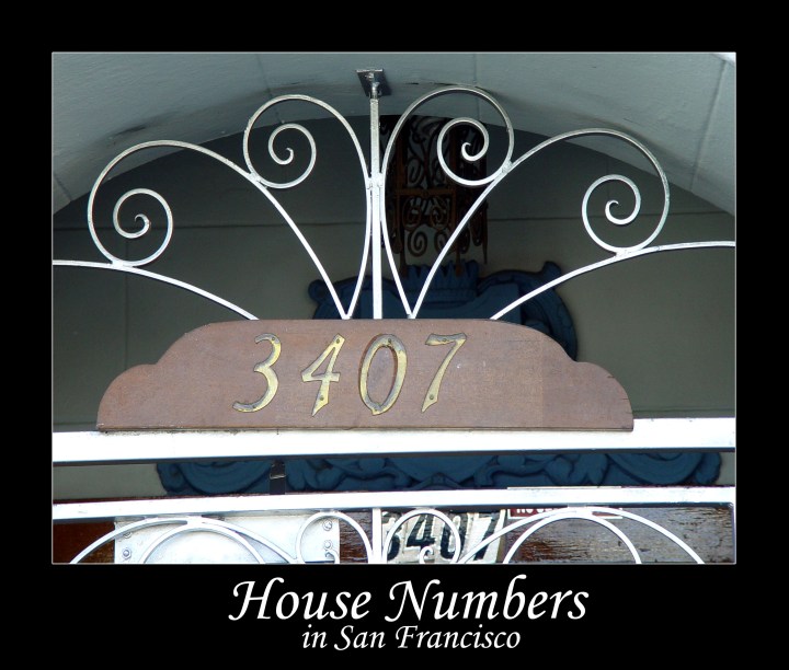 Numeri civici a San Francisco