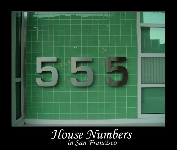 Numeri civici a San Francisco