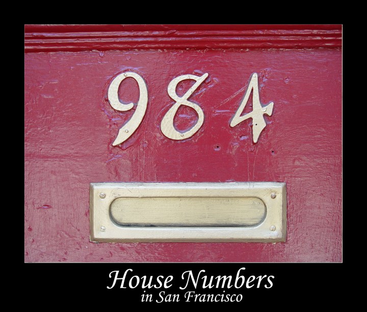 Numeri civici a San Francisco