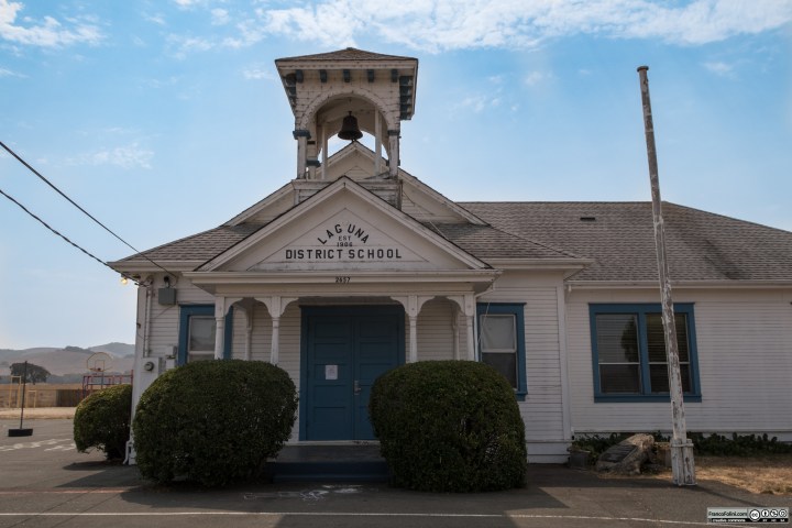 La piccola scuola di Laguna, ancora in funzione