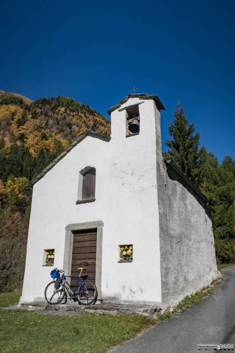 La chiesetta di Sant'Antonio, a circa 1200 metri di altitudine