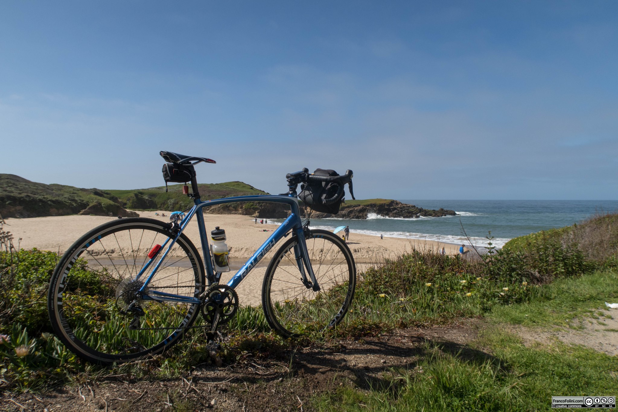 La spiaggia di Bean Hollow, una delle tante che si incontrano lungo il percorso.