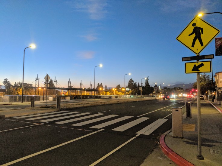 Ashby BART Station by Night, Berkeley, CA