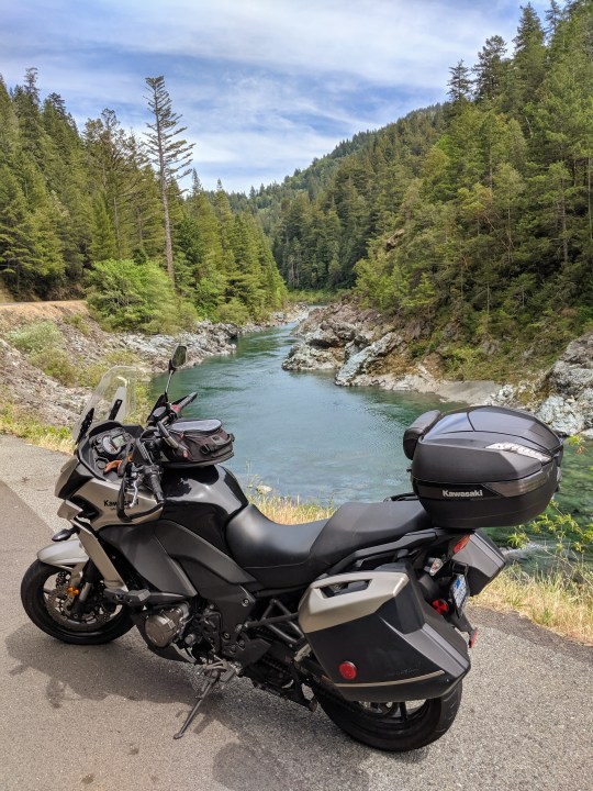 The Smith River runs along the Route 199, also called Redwood Highway, in the Northern part of California.