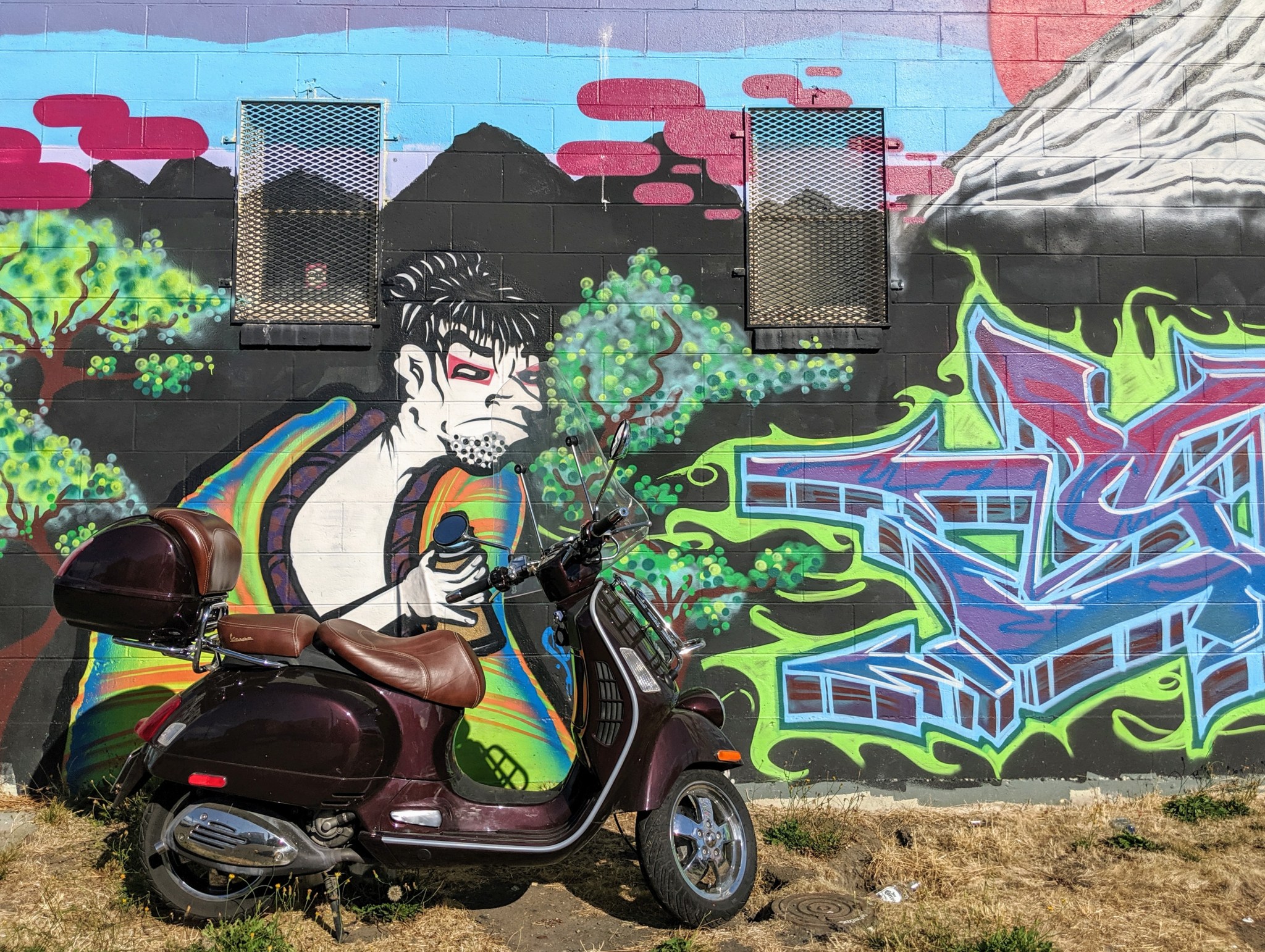 Mural & the Vespa