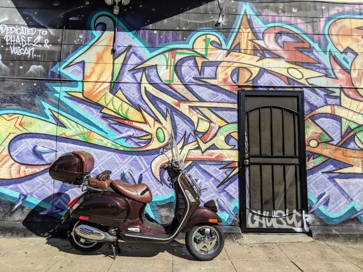 Mural & the Vespa