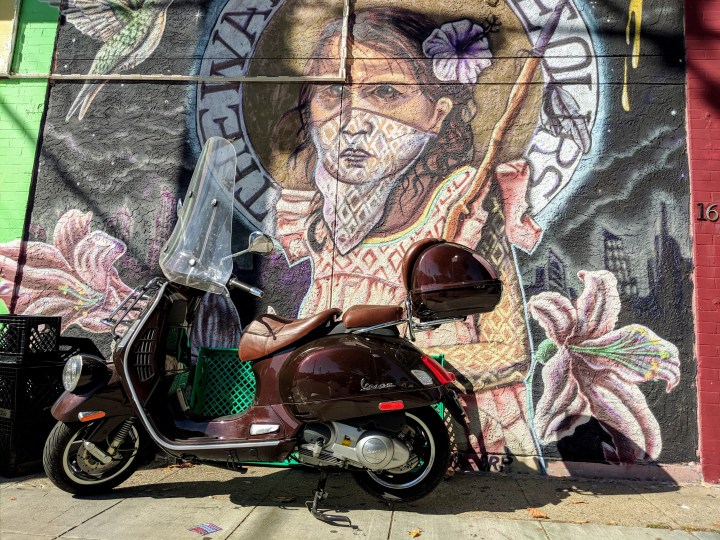 Mural & the Vespa