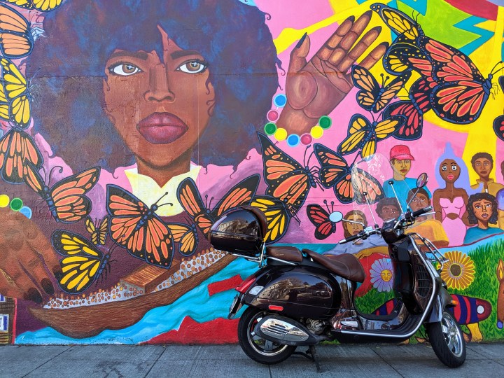 Mural & the Vespa