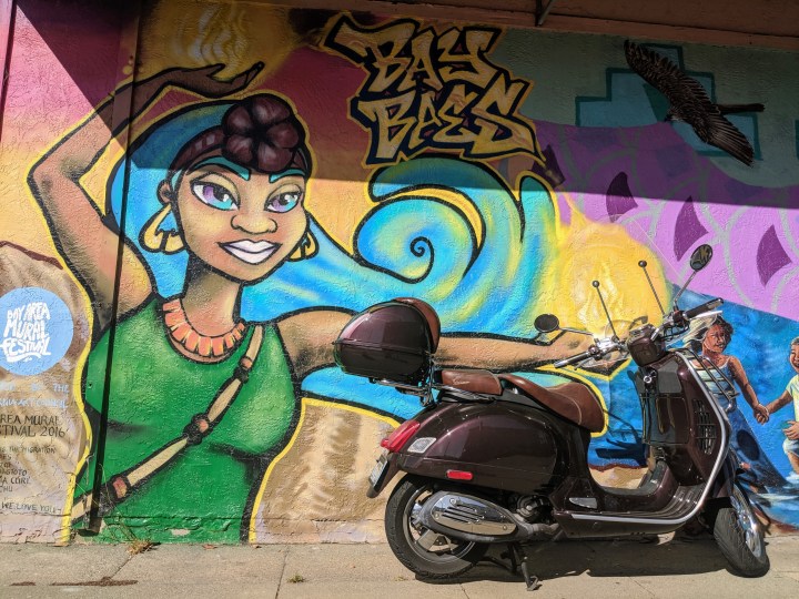 Mural & the Vespa