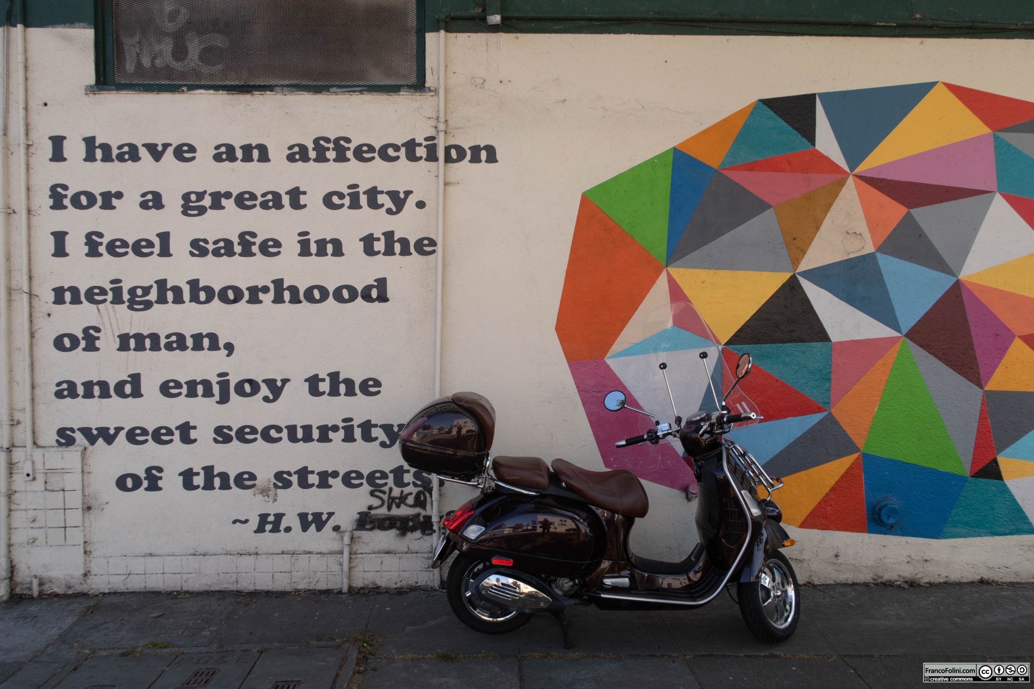 Mural & the Vespa