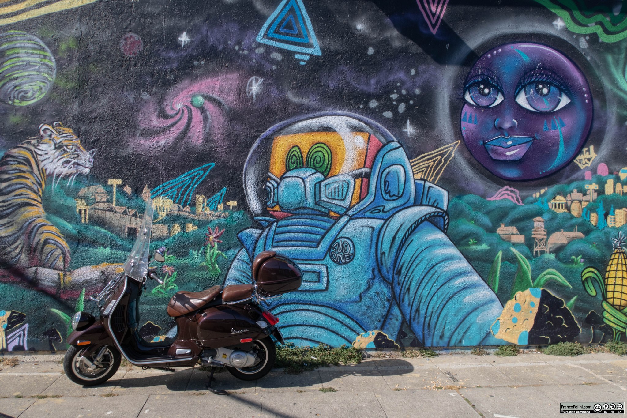 Mural & the Vespa