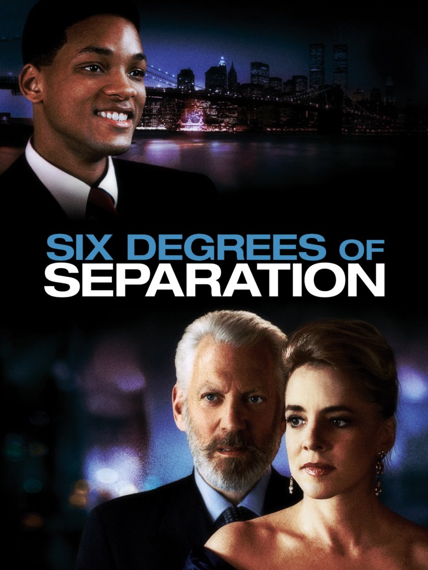 Il manifesto del film "Six Degrees of Separation" del 1993