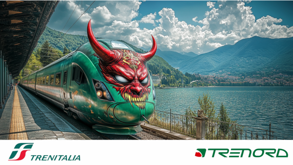 Il pessimo servizio offerto ai viaggiatori da Trenitalia e Trenord.